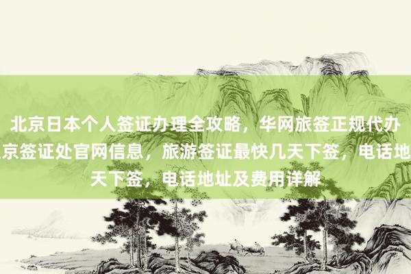 北京日本个人签证办理全攻略，华网旅签正规代办机构，秘鲁驻京签证处官网信息，旅游签证最快几天下签，电话地址及费用详解